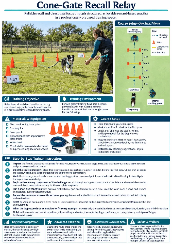 Relay calling between cone gates game card